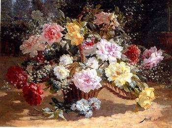 unknow artist Floral, beautiful classical still life of flowers.070 Norge oil painting art